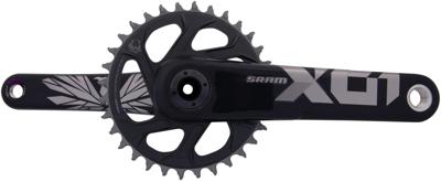 SRAM crankstel "x01 eagle" crankset x01 eagle 32t boost 170mm lunar po.