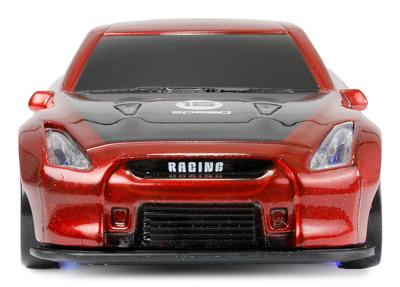 Amewi 1:43 RC auto Elektro Sportwagen Drift Sport GTR Rood Brushed 4WD RTR 2,4 GHz