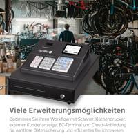 Olympia K 100 Kasregister Zwart - thumbnail