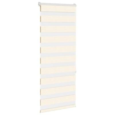 Zebra rolgordijn 65x150 cm stofbreedte 60,9 cm marmerbeige