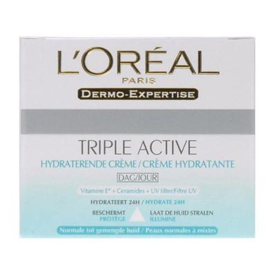 L'Oreal Paris Dermo expertise triple active norm/gem hd dagcreme 50 Milliliter