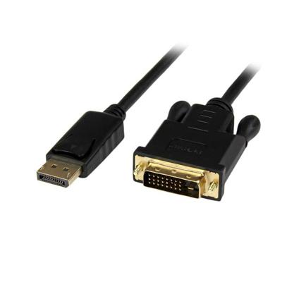 StarTech.com 91cm DisplayPort naar DVI-kabel - Computer Monitor Kabel - DisplayPort naar DVI Kabel - DisplayPort-kabel - DP naar DVI-kabel - 1920 x 1200 - Zwart (DP2DVIMM3BS)