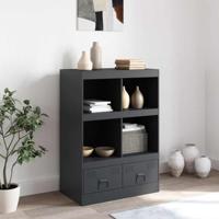 Hoge kast 67x39x95 cm staal antracietkleurig - thumbnail