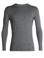 Icebreaker Merino 200 Oasis LS Crewe Thermoshirt Heren Gritstone Hthr-013 S - thumbnail