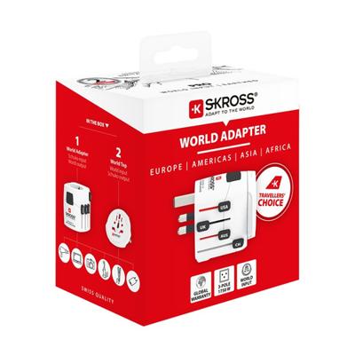 Universele Reisadapter Skross 1103180 2 Onderdelen - thumbnail