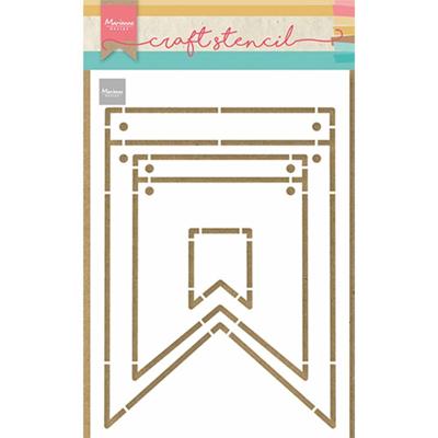 Marianne Design • craft stencil banners