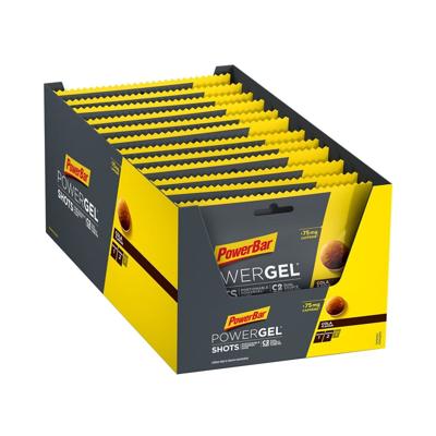 PowerBar PowerGel Shots Cola Cafeïne (24 Stuks) PowerBar PowerGel Shots Cola Cafeïne (24 Stuks)