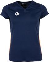 Reece 860615 Grammar Shirt Ladies - Navy-Orange-White - XS - thumbnail