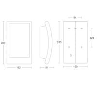 Steinel AUSSENLEUCHTE L 22 ANT 069254 Buitenlamp (wand) LED E27 60 W Antraciet-grijs - thumbnail