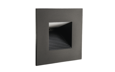 SG Capella Isosafe zwart 2W LED 230V 3000K 25 lumen trapverlichting orientatieverlichting dimbaar