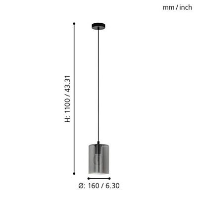 Eglo HanglampCadaques 1 Ø 16cm - 98585