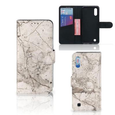 Samsung Galaxy M10 | Bookcase | Marmer Beige