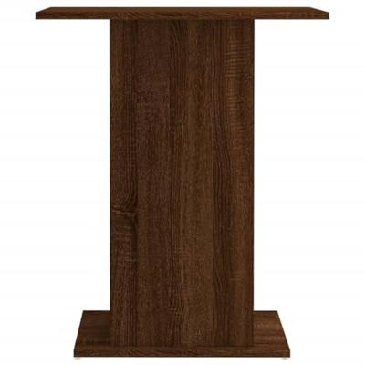 Aquariumstandaard 60,5x36x72,5 cm bewerkt hout bruin eikenkleur - thumbnail