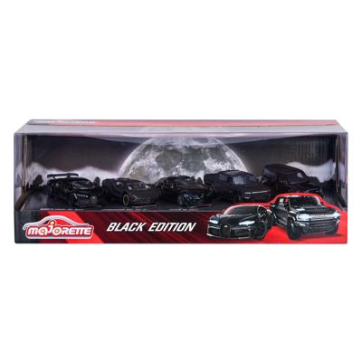 Simba Majorette black edition die-cast voertuigen, 5dlg.