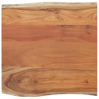Tafelblad vierkant natuurlijke rand 60x60x2,5 cm acaciahout - thumbnail