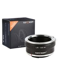 K&F Concept lens adapter Leica R naar Canon EOS M (EF-M mount) voor gebruik van Leica R objectieven op Canon EOS M camera's - thumbnail
