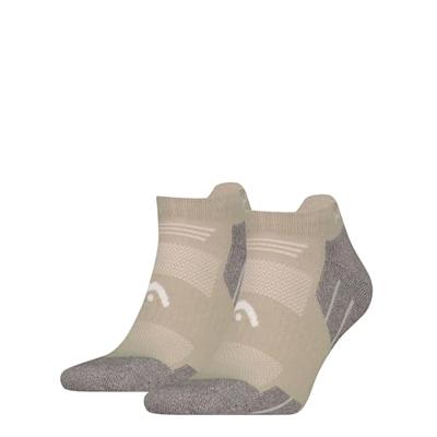 HEAD Wandelsokken All Climates Hiking Sneaker 2-pack Taupe-43/46