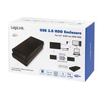 LogiLink UA0284 behuizing voor opslagstations HDD-behuizing Zwart 3.5 - thumbnail