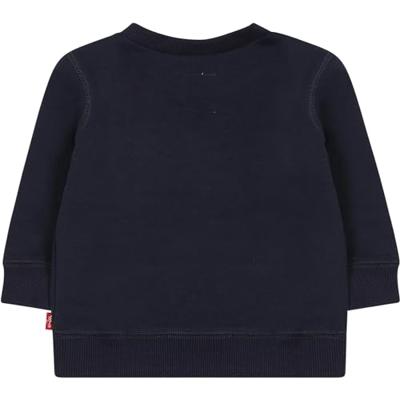 Babysweater Batwing ronde hals van LEVI'S® blauw Babysweater Batwing ronde hals van LEVI'S® blauw