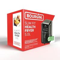 Bourgini Slimfit Airfryer XL 5L 1500W Zwart - thumbnail