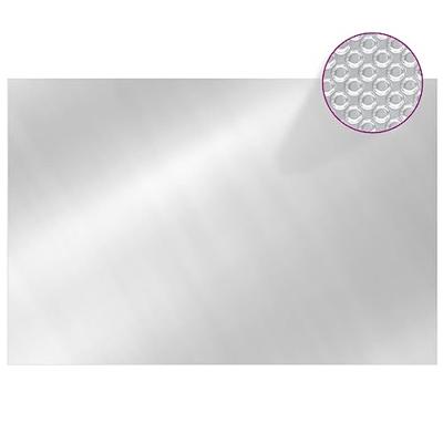 VidaXL Zwembadfolie solar drijvend rechthoekig 6x4 m pe zilverkleurig