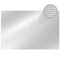 VidaXL Zwembadfolie solar drijvend rechthoekig 6x4 m pe zilverkleurig - thumbnail