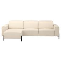 Hoekbank Dave links - elektrisch verstelbaar - crème - thumbnail