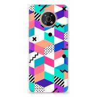Nokia G50 | TPU Hoesje | Blokken Kleurrijk - thumbnail