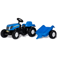 Rolly Toys traptrekker met aanhanger - rollyKid New Holland TVT 190 - thumbnail