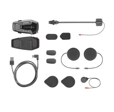 INTERPHONE helm communicatiesysteem "u-com 6 r" helmet com.system interp. u-com 6r single kit
