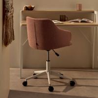 Kave Home Bureaustoel 'Einara' kleur Roze - thumbnail