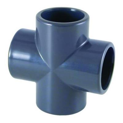 Aquaforte PVC Kruisstuk 12mm met Lijmverbinding voor Efficiënte Waterverdeling in Vijvers