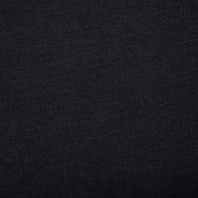 Bankje met opbergvak 116 cm polyester zwart