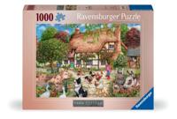 Ravensburger puzzel Farm Cottage - 1000 stukjes - thumbnail
