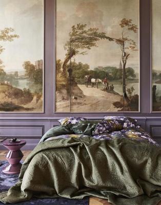 Essenza Essenza Leila dekbedovertrek Forest green 2p set 260x220