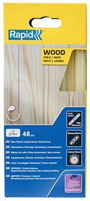 Rapid Lijmpatronen Hout | Ø11-12 x 190 mm | 48 Stuks - 5001421