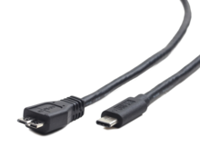 Gembird CCP-USB3-MBMCM-1M 1m USB C Micro-USB B Zwart USB-kabel - thumbnail