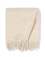 HEMA Plaid 130x150 Wollook Crème (creme) - thumbnail