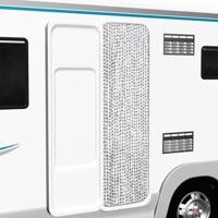 VidaXL Vliegengordijn 56x185 cm chenille licht- en donkergrijs - thumbnail