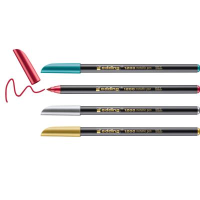 Fineliner edding 1200/4 1-3 mm mtl gd/zi/gn/rd Fineliner edding 1200/4 1-3 mm mtl gd/zi/gn/rd