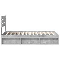 Bedframe Concerte Grijs 90 x 190 cm Massief grenenhout - thumbnail