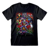 T-Shirt met Korte Mouwen DC Comics Villains Zwart Unisex - Maat: L - thumbnail
