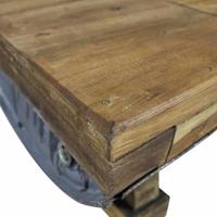 Salontafel 90x50x35 cm massief gerecycled hout - thumbnail