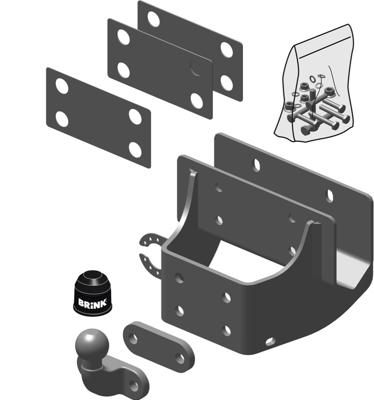 Vaste trekhaak 522100 Vaste trekhaak 522100