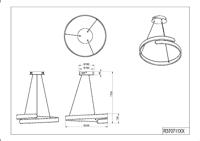 Trio Led hanglampParma wit - R37071131 - thumbnail