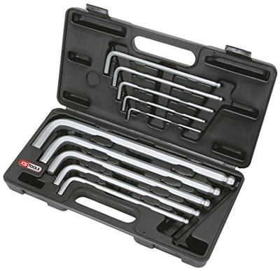 KS TOOLS winkelstiftschlüsselsatz "xl" pin key set 10 pcs. 6-point inside KS TOOLS winkelstiftschlüsselsatz "xl" pin key set 10 pcs. 6-point inside