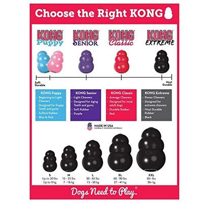 Hondenspeelgoed rubber extra large rood Kong - Kong