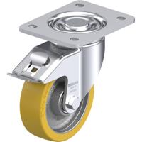 Blickle LH-GTH 125K-3-FI Zwenkwiel met rem Wieldiameter: 125 mm Draagvermogen (max.): 550 kg 1 stuk(s) - thumbnail