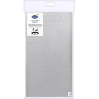 Duni dunisilk tafelkleed 138x220cm zilver 1 stuks - thumbnail