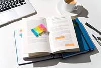 Post-it index translucent, ft 11,9 x 43,2 mm, houder met 20 tabs in 5 verschillende kleuren - thumbnail